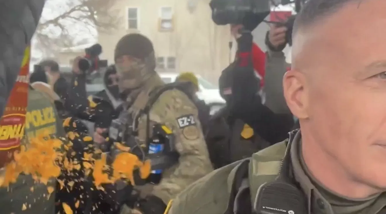 WATCH: Unhinged Leftists Throw Food at Border Commander Greg Bovino, Surround Him, Call Him a “F*cking Nazi” – Gas Station Kicks Him Out of Store