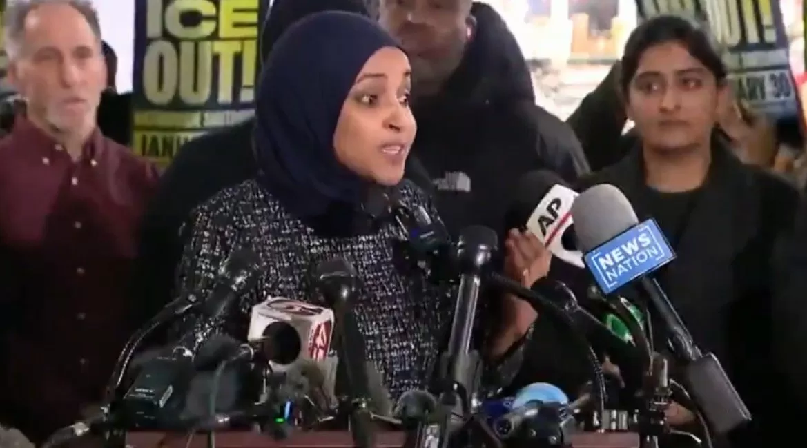 Ilhan Omar Blames President Trump For Liquid ‘Attack’ in Unhinged Rant (VIDEO)