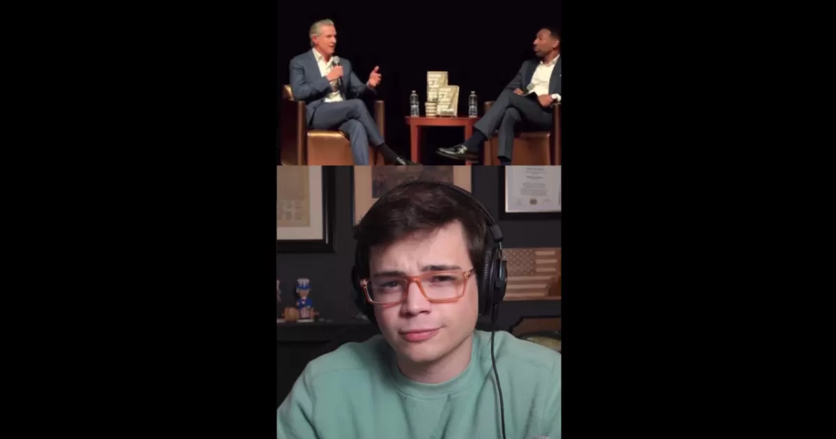 Victor Reacts: Gavin Newsom Thinks Black People Cant Read (VIDEO)